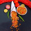 Ankita Kapil Varshney's cooksnap of when they made Roasted chanadal without oil.