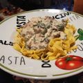 Ildikó Hujber Cooksnap-ja, amikor elkészítette a(z) Lazacos Tagliatelle receptet.