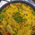 El cooksnap de Maribel Perez cuando hizo Arroz a la Paella con Alitas de Pollo y Secreto Ibérico.