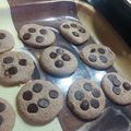 El cooksnap de Daniela Santoni cuando hizo Alfajor de harina de almendra.