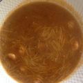 El cooksnap de Maria A. cuando hizo Sopita de fideos con gambas.