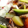 El cooksnap de Daniela Sánchez Maldonado cuando hizo Bistec ala mexicana con papas.