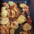 El cooksnap de Jen E.J cuando hizo Solomillo de pollo al horno.