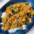 ponpocojp's cooksnap of when they made ナスたっぷり♫野菜と挽肉のドライカレー.