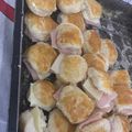 El cooksnap de Gaby Duré Dos Santos cuando hizo Pebetes de Jamón y Queso (pancitos).