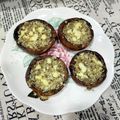 Cooksnap Master Jamal semasa beliau membuat Stuffed Portobello Mushrooms.