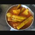 Rakhi Gupta का कुकस्नैप जब उन्होंने सरसों वाली आलू सहजन की सब्जी (sarso wali aloo sahjan ki sabzi recipe in Hindi) बनाया था।
