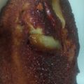 El cooksnap de Lucrecia Bachi cuando hizo Torta de manzana invertida.