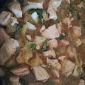 El cooksnap de Andrea Garrido Viera cuando hizo Pollo Mongoliano.