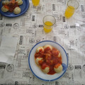 El cooksnap de alejandro folchi cuando hizo Masa de Sorrentinos.