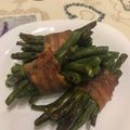 Adrienn Madar Cooksnap-ja, amikor elkészítette a(z) Baconbe tekert ceruzabab receptet.