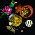 Mamta Pandya's cooksnap of when they made મટકા બિરયાની જૈન (Matka Biryani Jain Recipe In Gujarati).