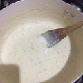 El cooksnap de Carmen cuando hizo Salsa bechamel.