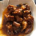 El cooksnap de Raquel cuando hizo Costillas Cerdo barbacoa 15 minutos olla exprés.