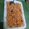 Cooksnap dari Hana Farida untuk resep Nasi Bakar Ayam Suwir Kemangi Bumbu Bali