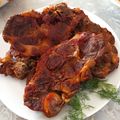 Magyarné Nyírő Kati Cooksnap-ja, amikor elkészítette a(z) Csontos, sült tarja, magyaros fűszerezéssel receptet.