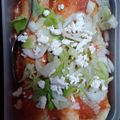 El cooksnap de Daniela Edith Govea cuando hizo Enjitomatadas de queso panela.