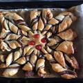 El cooksnap de MarianRo cuando hizo Hojaldre Estrella de Nutella.