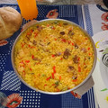 El cooksnap de Luis Oscar Bossel cuando hizo Paella de Mariscos.