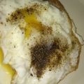 Shagufta Sheikh's cooksnap of when they made Half fry egg.