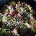 El cooksnap de Ana Gomez cuando hizo Brócoli en airfryer con pasas y queso.