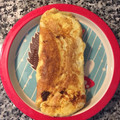 El cooksnap de Merry Pérez cuando hizo Tortilla francesa con tranchetes.