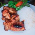El cooksnap de Angélica cuando hizo Pollo al sillao.