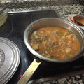 El cooksnap de david cuando hizo Estofado de pollo con verduras.