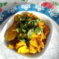 Manjit Kaur का कुकस्नैप जब उन्होंने मसाला अरबी (Masala Arbi recipe in hindi) बनाया था।