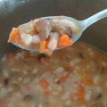 El cooksnap de Kat cuando hizo Alubias mungo con berenjena.