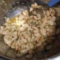 El cooksnap de Erik Manfred Foster cuando hizo Porotos manteca a la vinagreta.