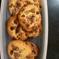 El cooksnap de Abril Chaves cuando hizo Cookies con chips de chocolate.