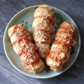Cooksnap dari adelina untuk resep Roti sosis empyuk (1x proofing)