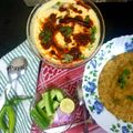 Payal Sachanandani का कुकस्नैप जब उन्होंने कढ़ी (kadhi recipe in Hindi) बनाया था।