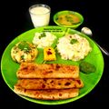 Manisha Sampat's cooksnap of when they made Peanut Kadhi & Barnyard Millet or Sama Chawal Pulao - Vrat or Fasting for Lunch.