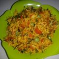 Vrinda Idnani's cooksnap of when they made Mix veg biryani.
