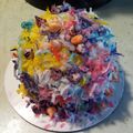 JJCooks's cooksnap of when they made Coconut Cake with colored coconut decorations for any holiday.