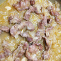 El cooksnap de rosagarcia246 cuando hizo Mollejas de pollo encebolladas.
