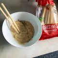 El cooksnap de Shaz Cardozo cuando hizo Hummus (puré de garbanzos).