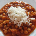 El cooksnap de Eva cuando hizo Chana masala de garbanzos al curry.