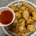 Zahrah Buang's cooksnap of when they made Spring Onion Pakoray.