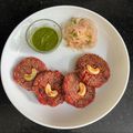 Alka Bhandari's cooksnap of when they made Beetroot Potato Tikkis – Colorful, Crunchy & Healthy Snack for Any Time Cravings!.