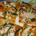Vrunda Shende's cooksnap of when they made पनीर पिझ्झा.