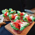 Cooksnap dari Dapoer Bunda Delizha untuk resep Bolu Kukus semangka