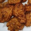 Amna Faisal's cooksnap of when they made Pakorey.