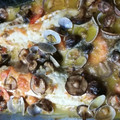 El cooksnap de Mireia Garzas Ortega cuando hizo Rape al horno con marisco.