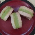 Cooksnap dari Mercyta Rustam untuk resep Roti kukus belah topping Srikaya Pandan