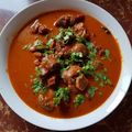 Mona Santosh 's cooksnap of when they made Rajasthani Laal Maas.