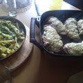 El cooksnap de Camii Valentinis cuando hizo Milanesa a la suiza con papas a la provenzal.