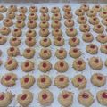 Cooksnap dari Dzakpah untuk resep Strawberry cheese Thumbrint cookies